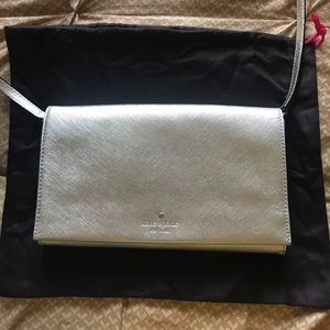 Gold Kate Spade crossbody
